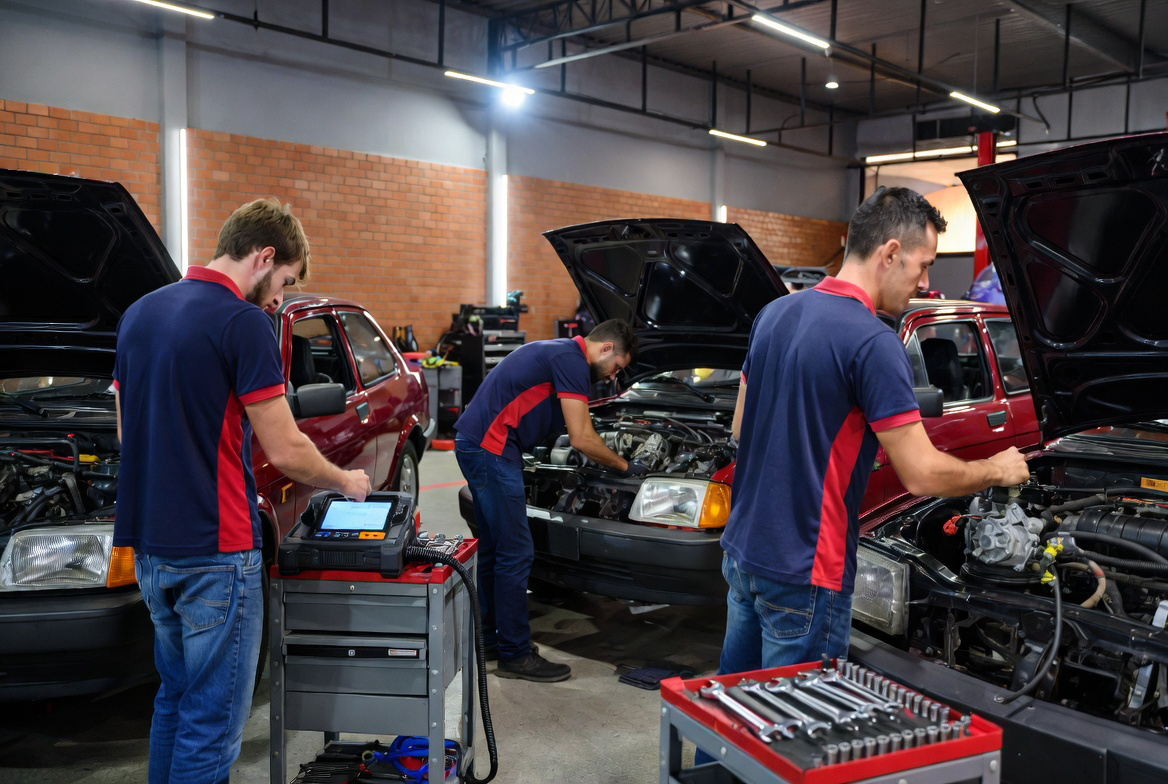 Bancada de diagnóstico automotivo